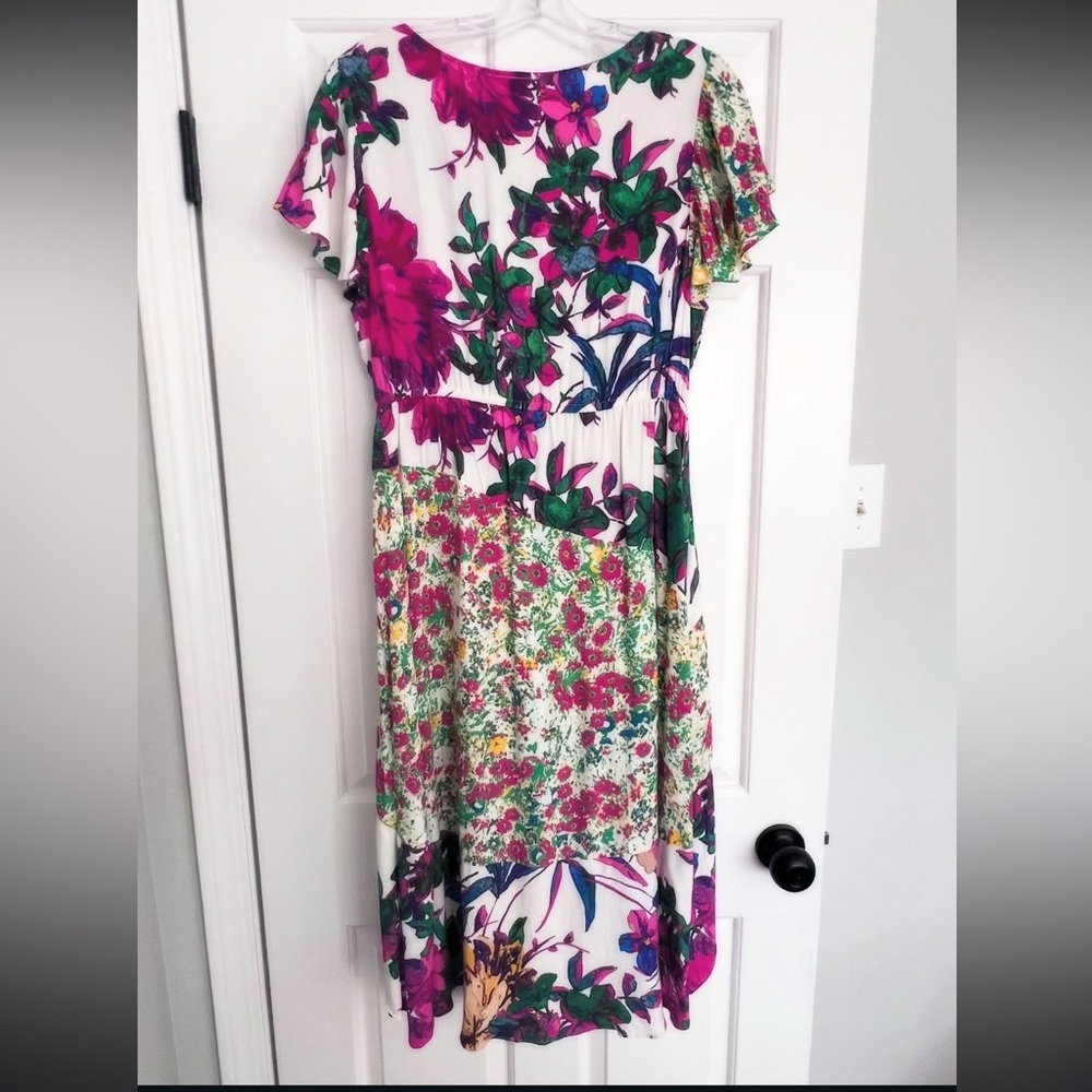Tracy Reese x Anthropologie floral high low dress - Picture 5 of 7